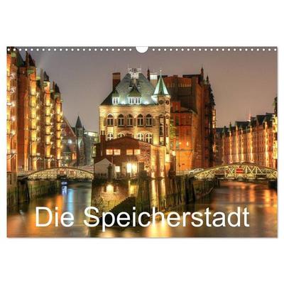 Die Speicherstadt (Wandkalender 2026 DIN A3 quer), CALVENDO Monatskalender