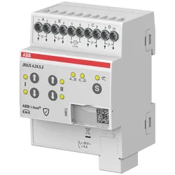 ABB JRA/S4.24.5.2 Jalousieaktor 4-fach 24V, manuelle Bedienung und auto. Fahrzeitermittlung 2CDG110298R0011