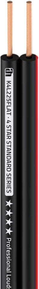 Adam Hall Cables 4 Star L 225 Flat - Lautsprecherkabel 2 X 2,5 Mm² Flat