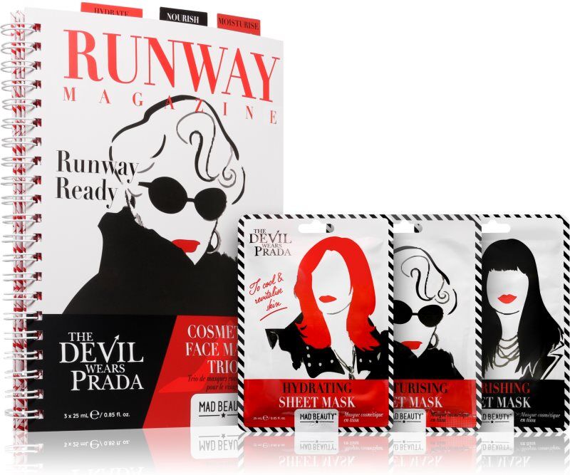 Mad Beauty The Devil Wears Prada ensemble de masque en tissu