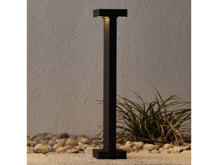 Flos Architectural LED Sockelleuchte Casting T 100, braun / rost, Aluminium, Modern