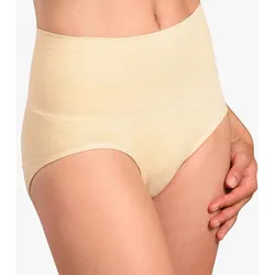 Gomati - Damen Seamless \Bauch-weg\" Slip - Beige / M"