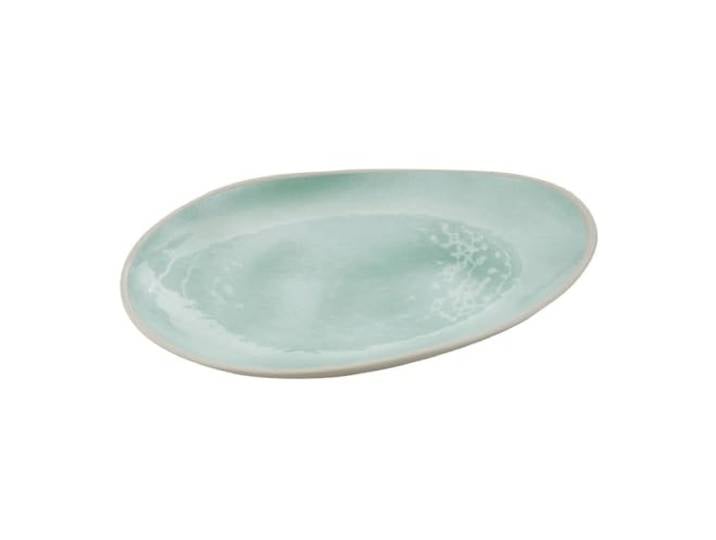 APS 85472 Assiette CALA - Mélamine vert/gris\, 33\,5 x 26 cm\, empilable