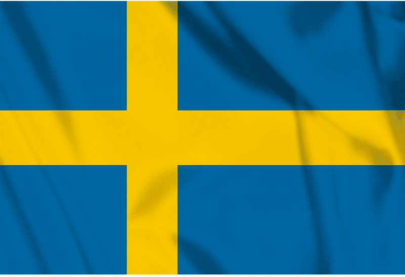 101 INC Fosco Flagga - Sverige