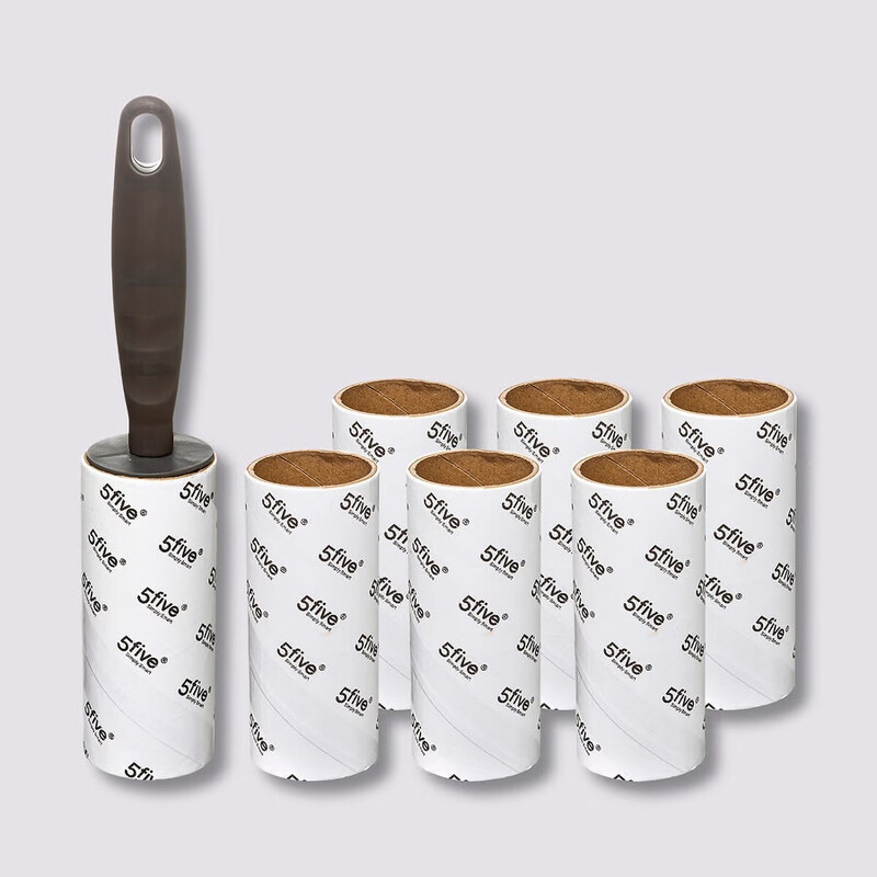 5five Plakroller Set - Grijs, 7 stuks