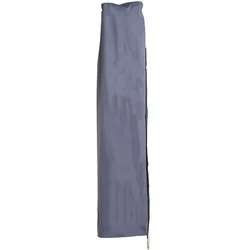 Schutzhülle MCW für Ampelschirm bis 3,5 m, Abdeckhülle Cover mit Reißverschluss ~ blau