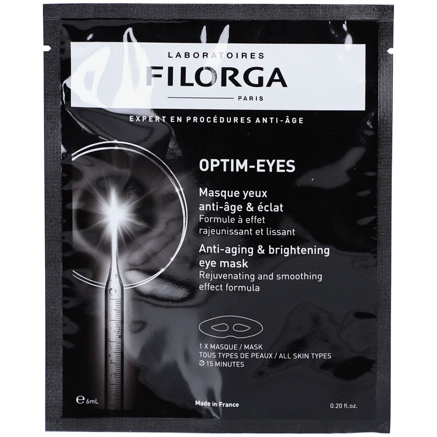 Filorga Optim Eyes Mono Sheet Mask 6ml 6 ml Gesichtsmaske
