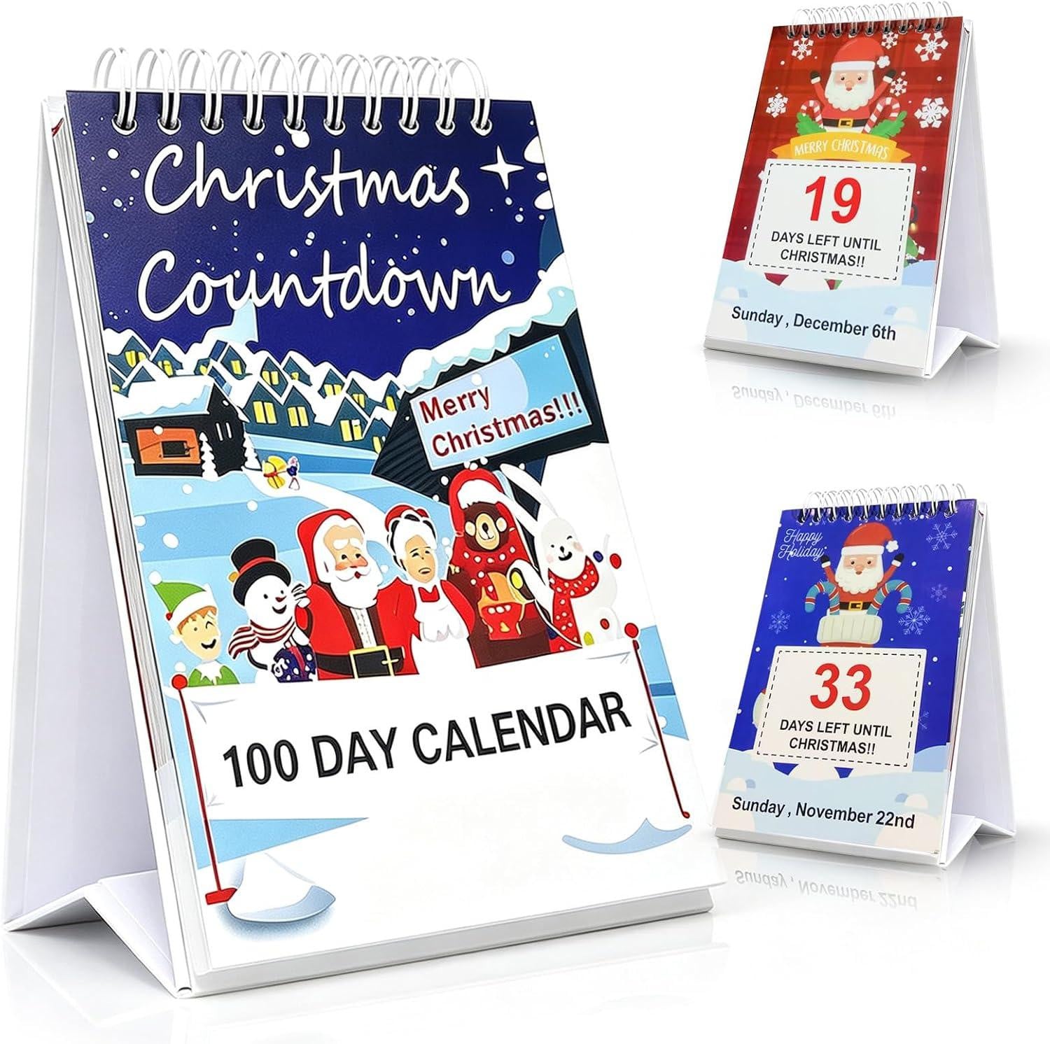 oCreon Kerstadventskalender 2026 voor 100 dagen - Kerstmis aftelkalender