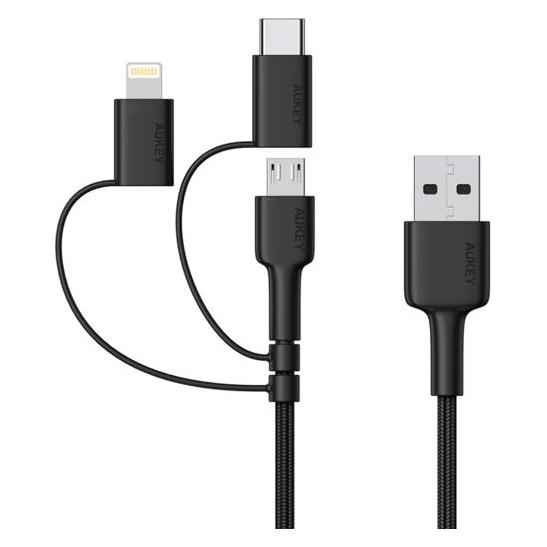 Aukey CB-BAL5 (1.20 m, USB 2.0) (CB-BAL5-Black)