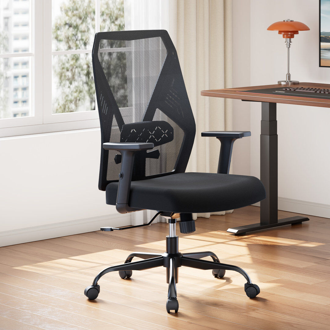 Metro Lane Office Chair Black 70cm W X 64.5cm D