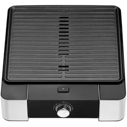 WMF Lono Quadro Tischgrill (415190011), Tischgrill, Schwarz, Silber