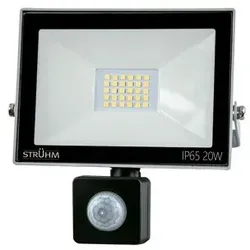 LED Scheinwerfer mit Bewegungssensor KROMA 20W GRAU 6500K 1600lm IP65 IDEUS 03705