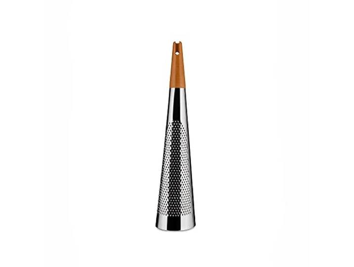 Alessi RS08 Todo - Râpe à Fromage et Noix de Muscade Design Géant en Acier Poli et Bois