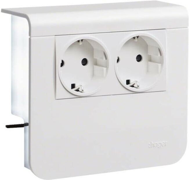 Tehalit Support d’appareils Std 2 fois pré-câblé SL200559009016 ; hager (5215167)