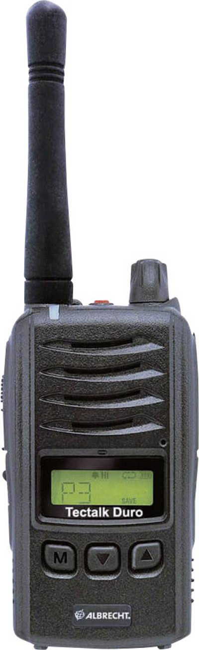 Albrecht Tectalk Duro 29840.01 Draagbare PMR-radiozender en -ontvanger