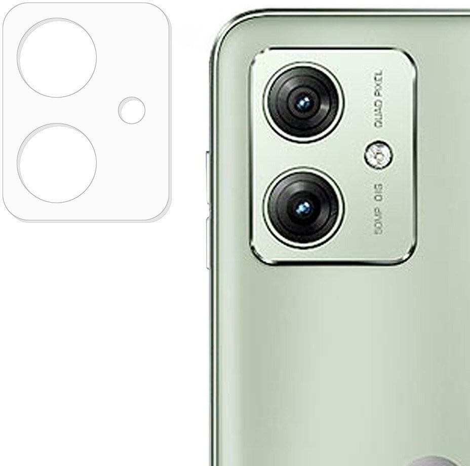 INCOVER Motorola Moto G54 Kameralinse Glasbeskyttelse - Gennemsigtig