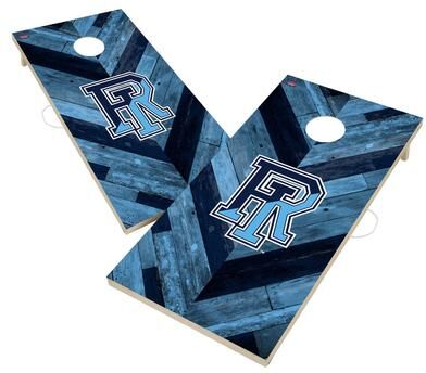 Skip's Garage Rhode Island University of Rams Cornhole Board Set