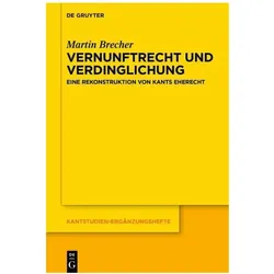 Brecher:Vernunftrecht und Verdinglichun, Fachbücher von Martin Brecher