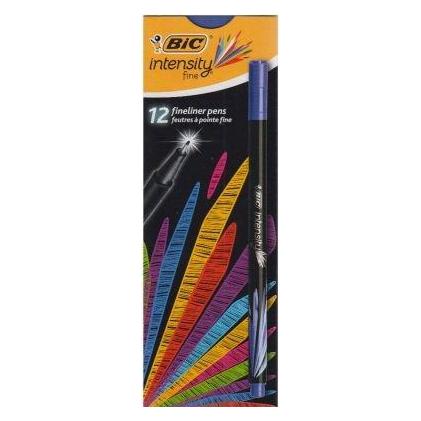 Bic fineliner Intensity Filzstift Fein Blau 12 Stück(e) (12x) (942070)