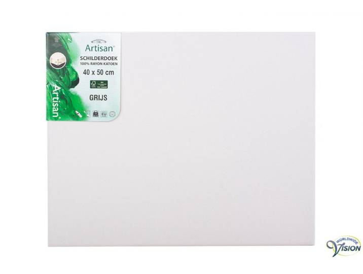 Winsor & Newton - Schilderdoek - 40 x 50 cm - Grijs