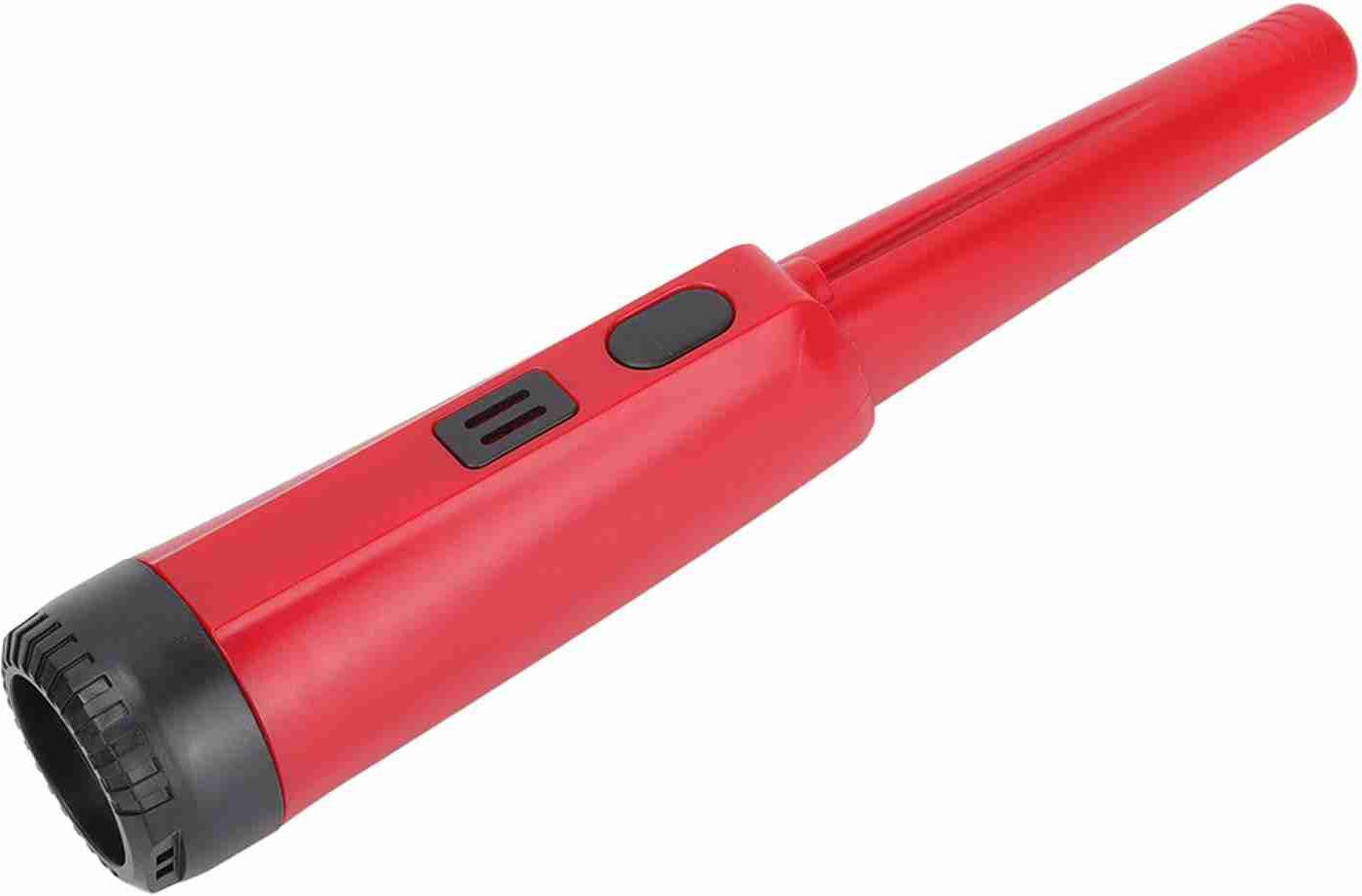 Cocosity Draagbare Metaaldetector met Kinderslotfunctie en Positioneringsstok, Rood