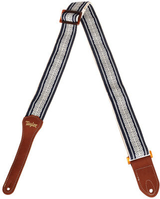 Taylor Academy Guitar Strap Cotton WH Blanc