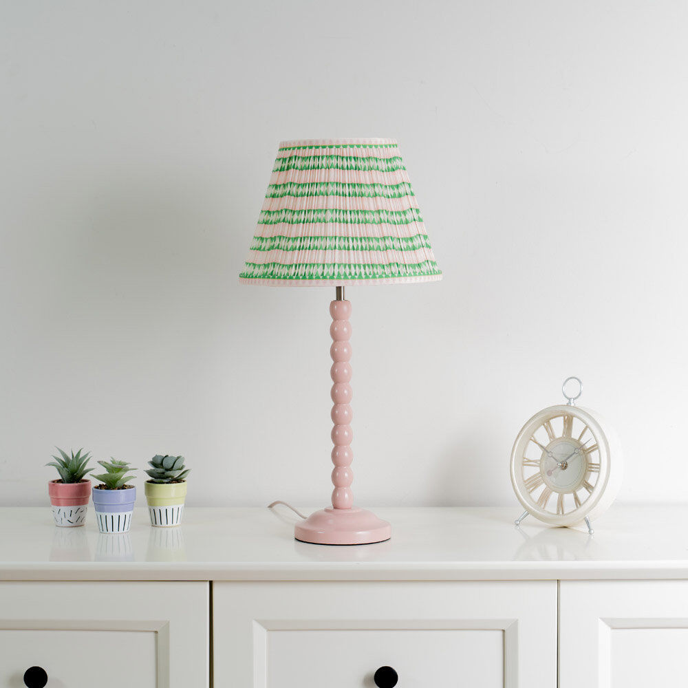 Heritage Hues Table Lamp Pink 29.5cm H X 21cm W X 73.5cm D