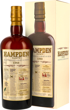 Rum - Hampden 1753 - Etui - 0.7L