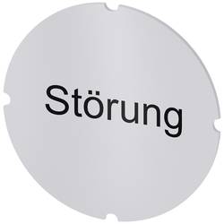 Siemens 3SU1900-0AB71-0AQ0 3SU19000AB710AQ0 Einlegeschild rund Störung Schwarz 10 St.