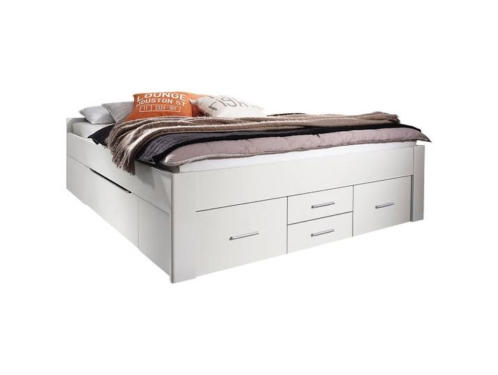 Rauch Möbel Stauraumbett Rauch Scala, Weiß, 6 Schublade(n) Schubladen, 180x200 cm, Blauer Engel, Goldenes M, BQ - Bündnis für Qualität, Made in Germany, Schlafzimmer, Betten, Stauraumbetten