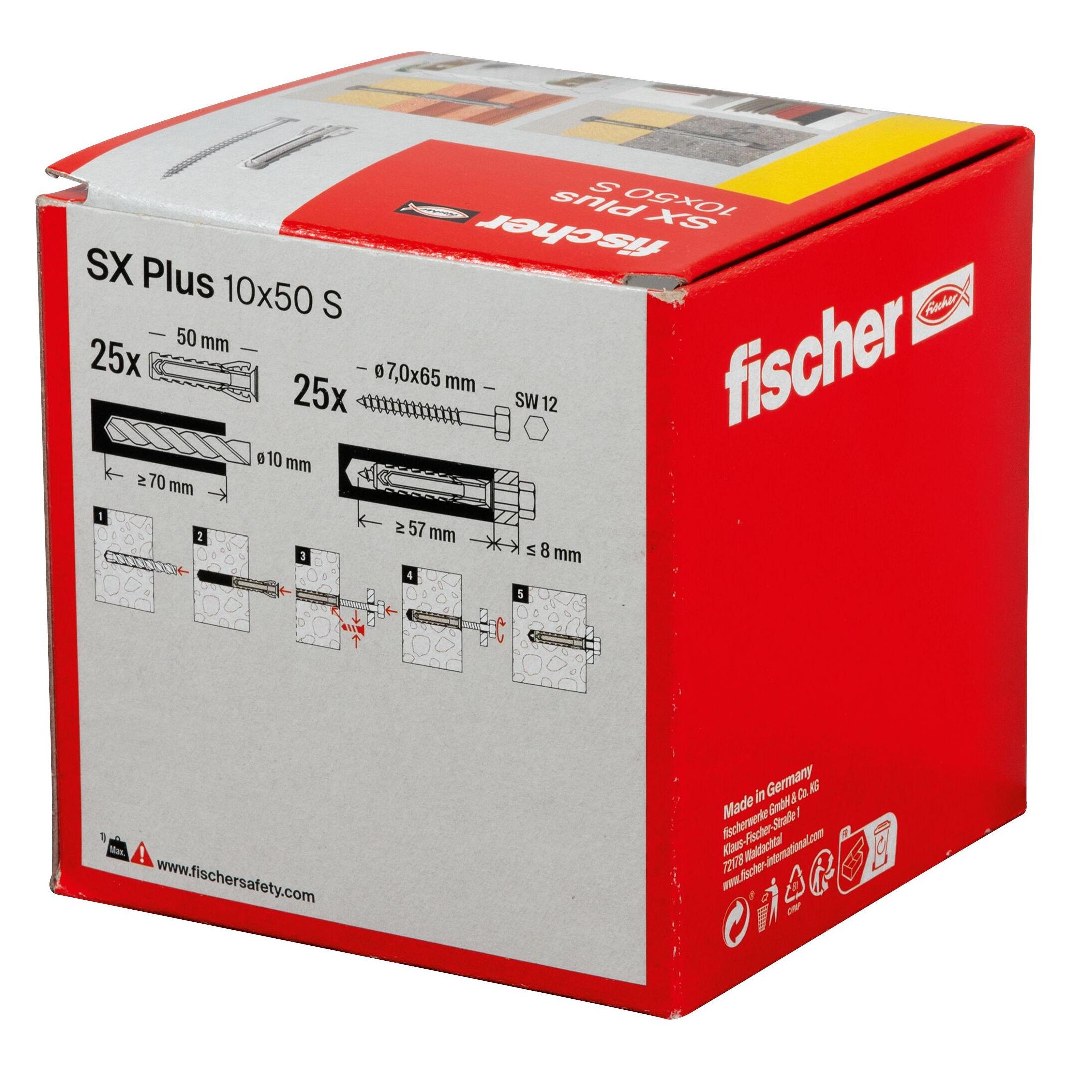 Fischer 567925 Spreizdübel 50 mm 10 mm 25 St. (25 Stk.) (567925)