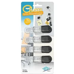Wedo Notizmagnethalter-Set »Glossy« transparent, 8.4x4 cm