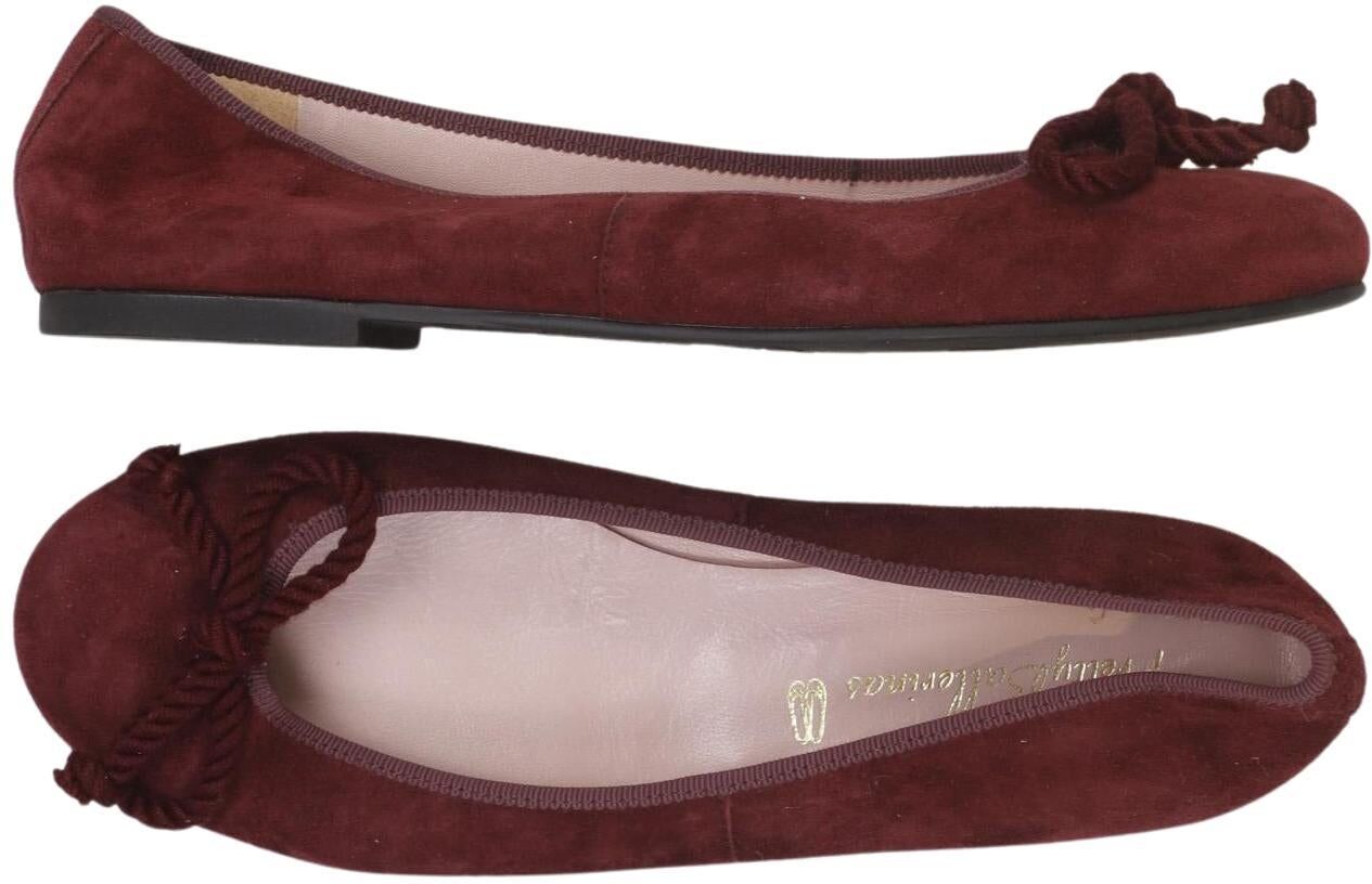 Pretty Ballerinas Damen Ballerina, Bordeaux, Gr. EU 37, Leder - Second Hand