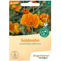 Bingenheimer Saatgut Goldmohn demeter