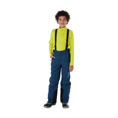 Skihose KILLTEC "KSW 79 BYS SKI PNTS", Jungen, Gr. 164, Normalgrößen, blau (ocean), Obermaterial: 100% Polyester.Futter: 100% Polyester.Füllung: 100% Polyester, Hosen Skihose, Wasserdichte, atmungsaktive Skihose mit abnehmbarem Latz und Stauraum