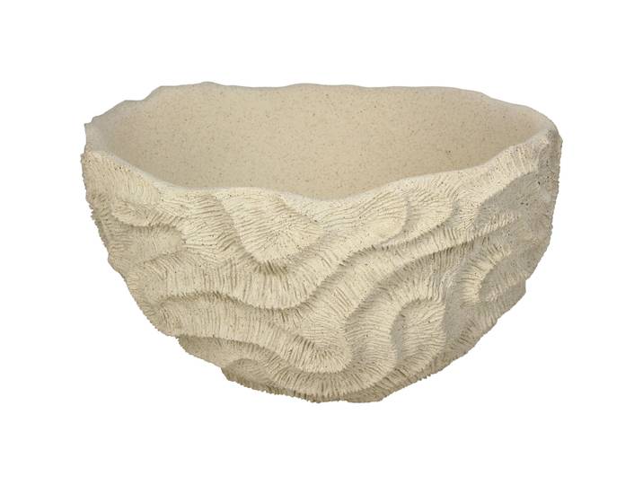 Schale Levend sand Polyresin H 21.3 cm