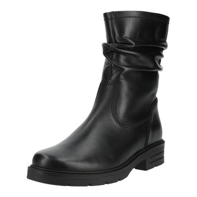 Stiefelette GABOR "Gabor Stiefelette Glattleder", Damen, Gr. 43, schwarz, Glattleder, Schuhe Stiefelette