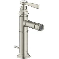Hansgrohe AXOR Montreux Bidetmischer, Edelstahl Optic, Einhebel-Bedienung, Ausladung 110 mm, Auslaufhöhe 140 mm