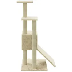 vidaXL Meidenmoor (92 cm, Creme), Katzenbaum