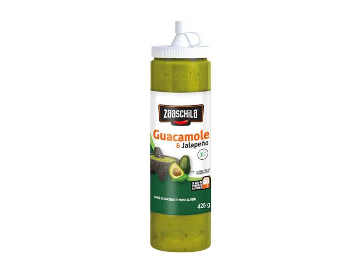 ZAASCHILA Sauce mexicaine au guacamole et au piment jalapeño 425 g