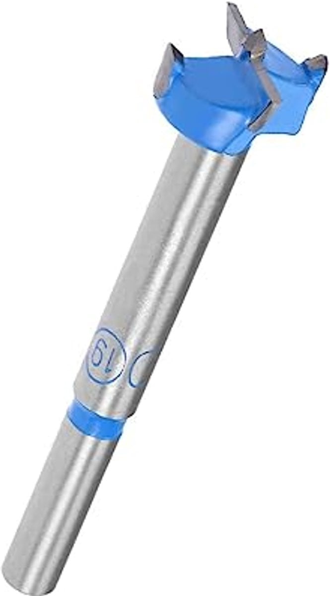 Forstner 19mm Tungsten Carbide Scharniergatboor Blauw