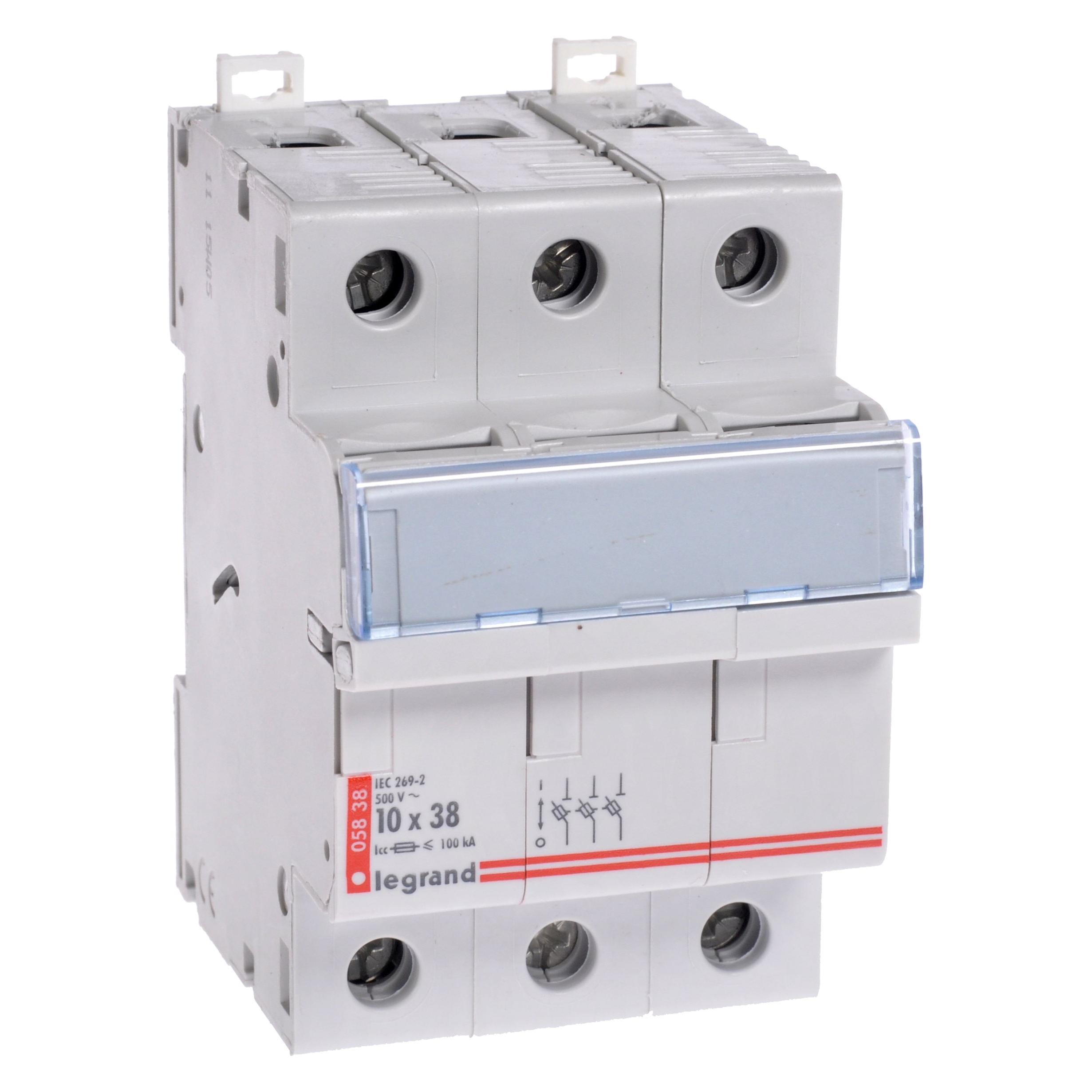 Legrand zylindrischer Sicherheitsschalter 3P 10x38mm RB338 005838 (005838)