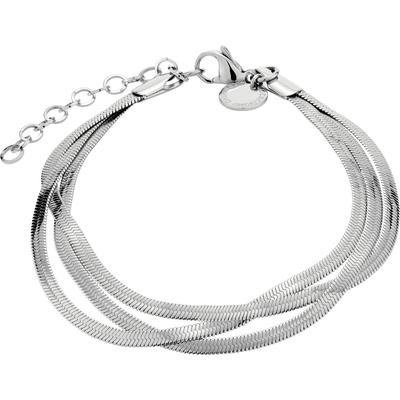 Armband LIEBESKIND BERLIN "LJ-0719-B-20", silber (edelstahlfarben), Armbänder, Damen, 20cm, Edelstahl, Armband