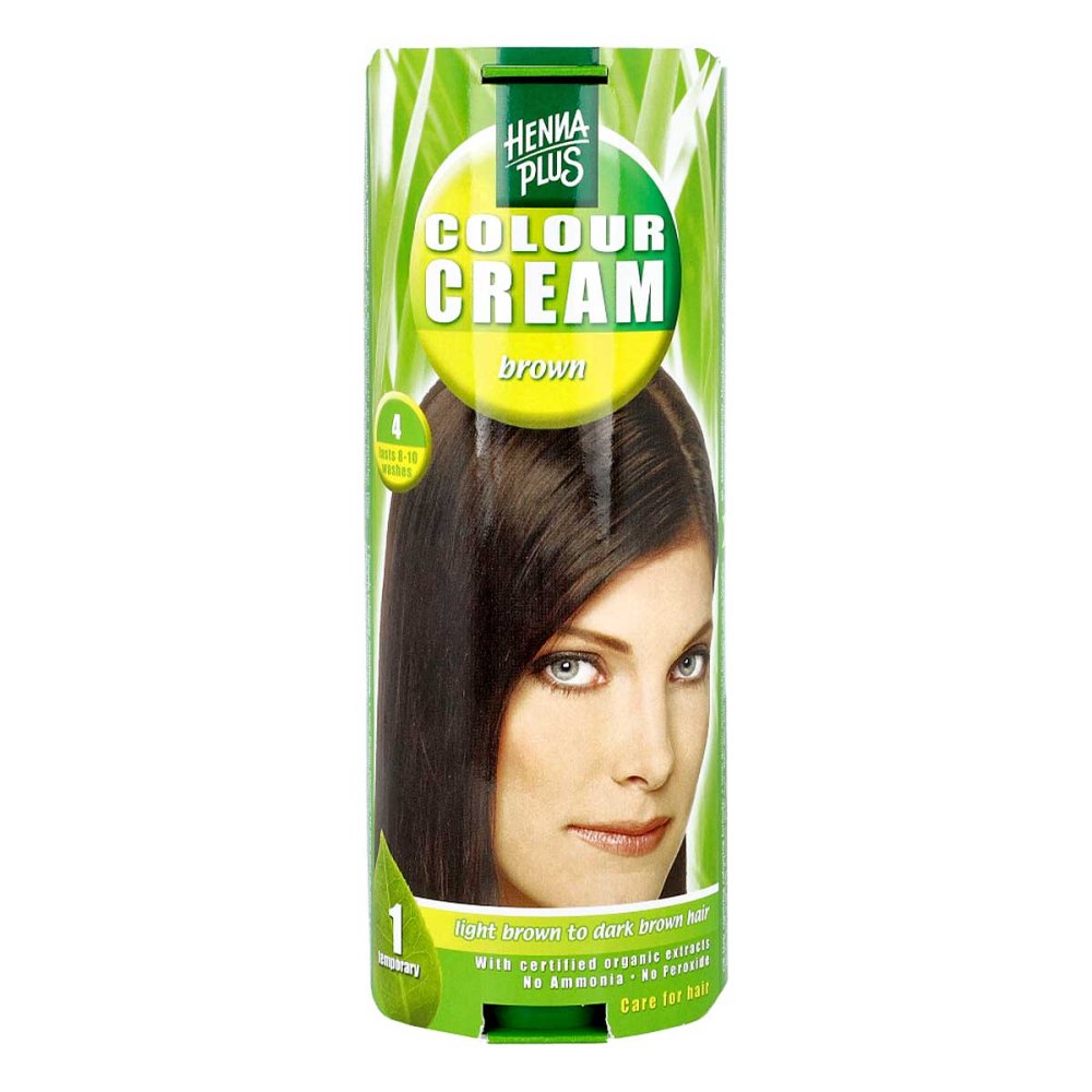 Frenchtop Natural Care Products B.V Hennaplus Colour Cream Brown 4 00099234