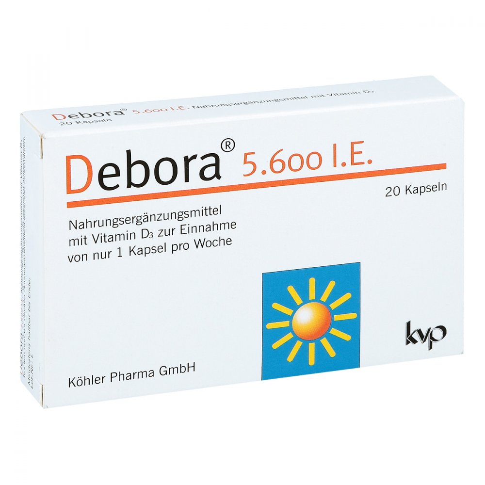 Köhler Pharma GmbH Debora 5.600 I.e. Kapseln 11049707