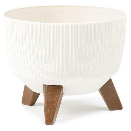 Lamela Flowerpot Roma 956-74, plastic, Ø 24 cm, cream (24 x 15 cm) (5900119749560)