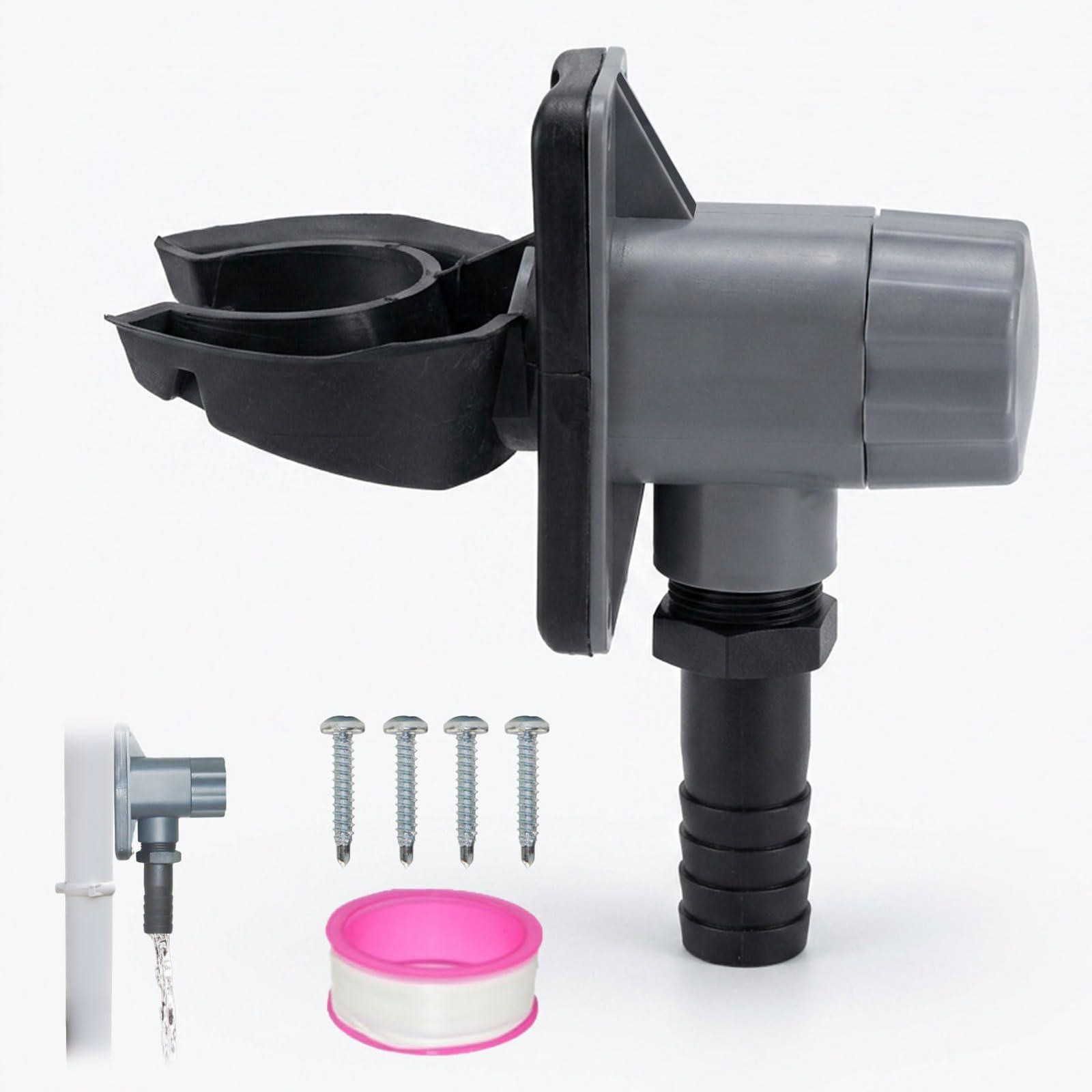 Selius Regenwaterverzamelaar voor valpijp 70-110 mm inclusief teflonband en schroeven