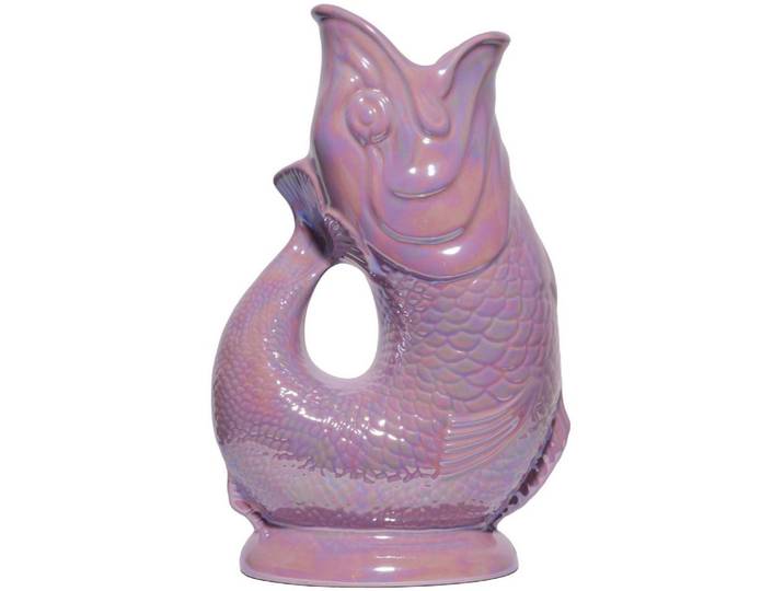 Gluckigluck Wasserkaraffe, (Original Gluggle Jug aus England), mit Gluckergeräusch, handgefertigt, ikonisches Fisch-Design, 1,2 L