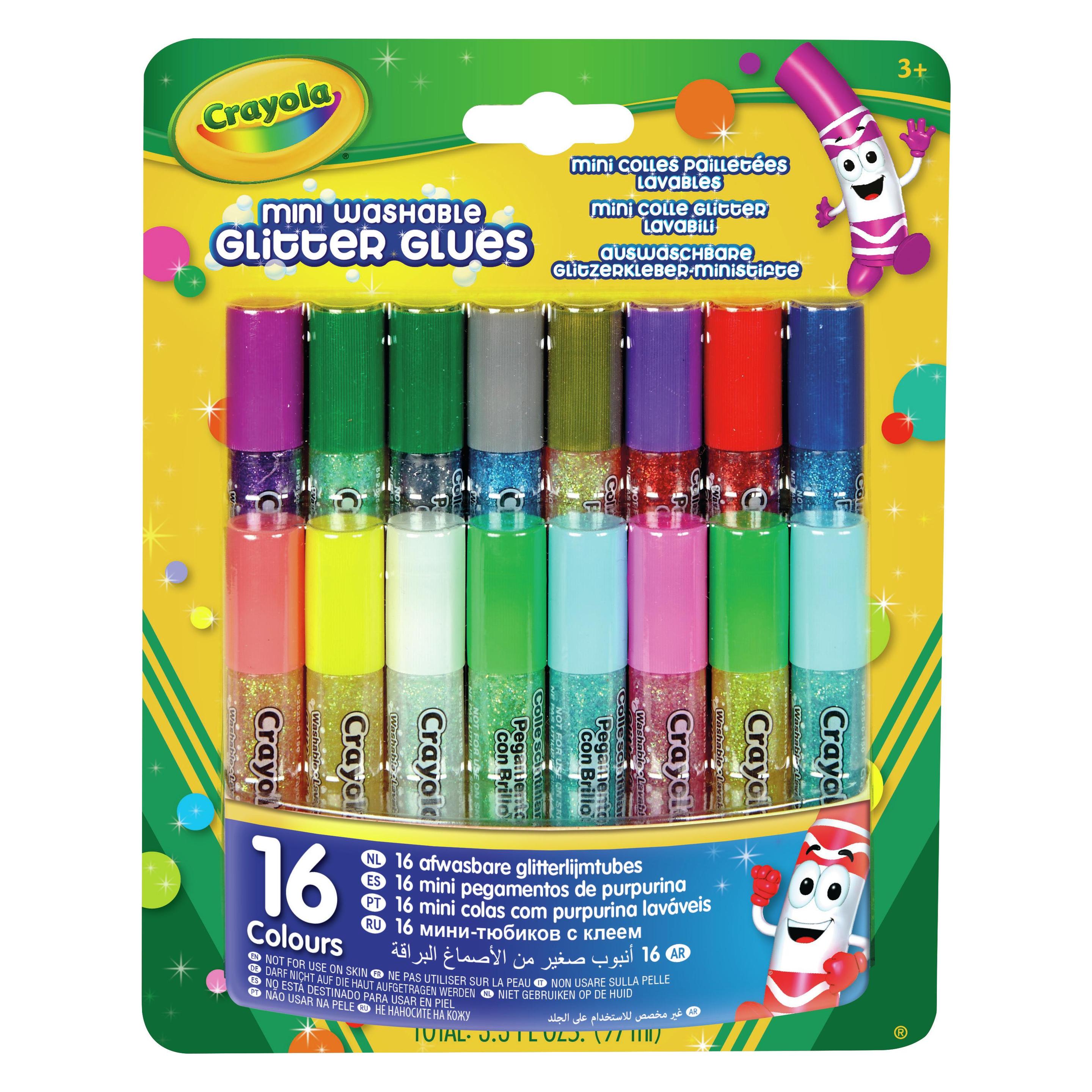 Crayola Glitzer Klebestifte (183 g, 16x) (69-4200-E-000)