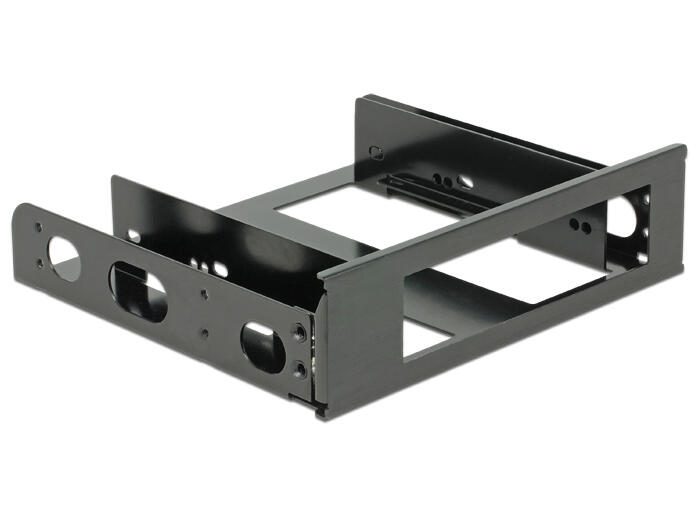 DeLOCK Laufwerksschachtadapter - 5,25" bis 3,5" - Schwarz 18267